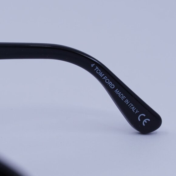Tom Ford Cheyenne FT0903 01A Sunglasses Black Geometric Frame, Smoke Lenses - Picture 7 of 11